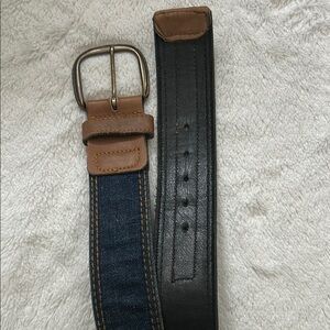 Denim leather Belt